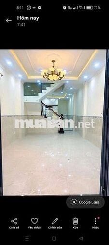Cho thuê nhà mặt tiền KDC Hoàng Hùng