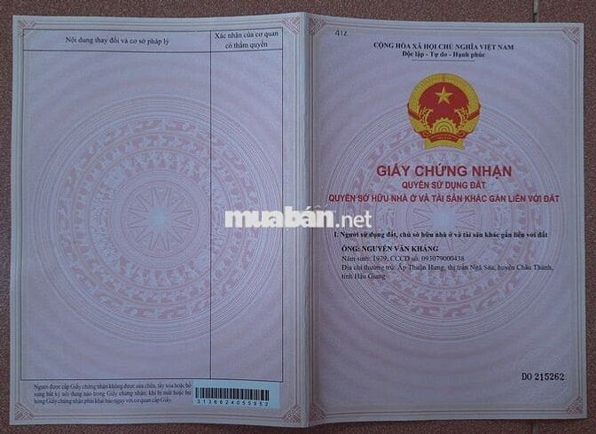 Căn nhà cấp 4, số 65 đường Nguyễn Việt Hồng, xã Châu Thành (Ngã Sáu)