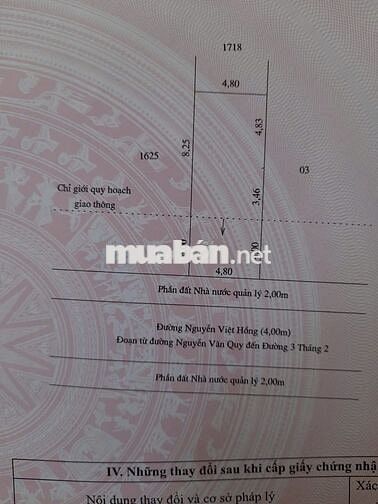 Căn nhà cấp 4, số 65 đường Nguyễn Việt Hồng, xã Châu Thành (Ngã Sáu)