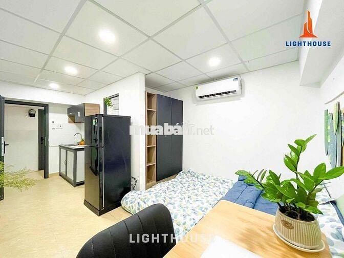 CHDV STUDIO FULL NỘI THẤT NGAY QUANG TRUNG - GẦN CHỢ HẠNH THÔNG TÂY