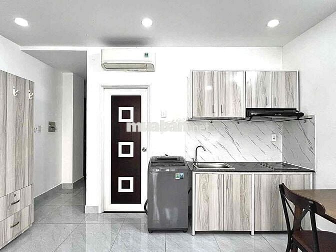 CĂN HỘ STUDIO BAN CÔNG FULL NỘI THẤT MÁY GIẶT RIÊNG KẾ ĐH VĂN LANG