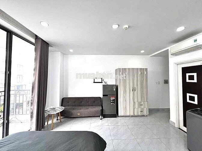 CĂN HỘ STUDIO BAN CÔNG FULL NỘI THẤT MÁY GIẶT RIÊNG KẾ ĐH VĂN LANG