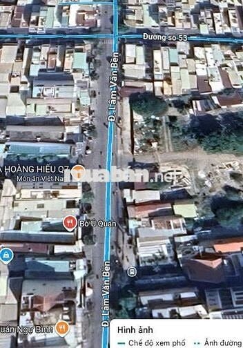 Nhà c4 Mặt tiền kinh doanh lâm văn bền phường Tân quy quận 7