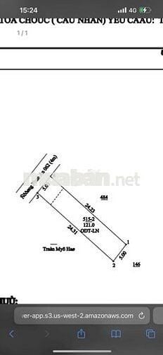 bán lô đất gia đình 5 x 24 =120 m ( 100m tc)