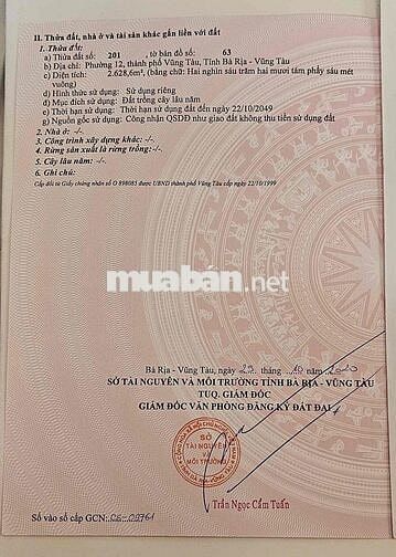CHÍNH CHỦ BÁN ĐẤT BIỂN CHI LĂNG TP. HCM