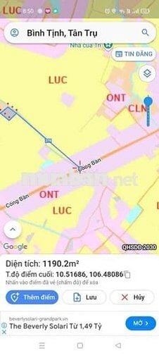 hàng hiếm , dt: 600m2 giá chỉ có 499tr , bình tịnh - tân trụ - long an