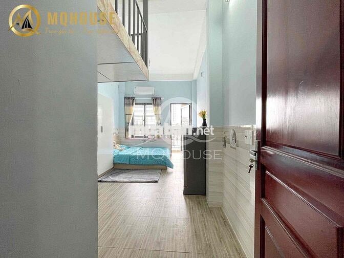 Duplex + giường, ban công, máy giặt riêng, full NT, bảo vệ, gần ĐầmSen