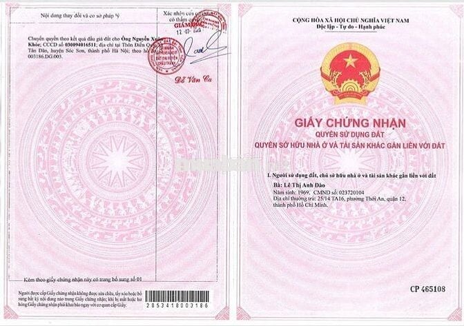 BÁN ĐẤT NỀN MẶT TIỀN QUỐC LỘ 1A - SỔ SẴN CÔNG CHỨNG NGAY
