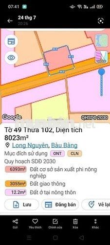 Xưởng Bán 8.000m² có nguồn thu nhập 250tr/tháng giá 44,5 tỷ.