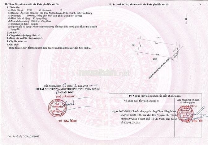 Bán nhà 1 trệt 1 lầu 100m tại Trung tâm thị trấn Tân Hiệp, Quốc lộ 1A.