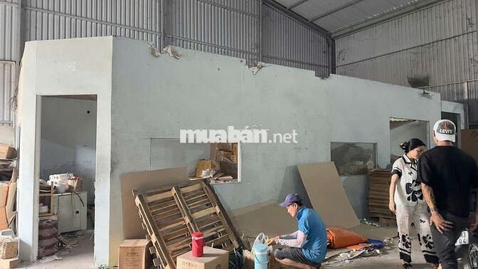 Cho thuê xưởng Thuận An 500m đường cont điện 3fa sản xuất có văn phòng