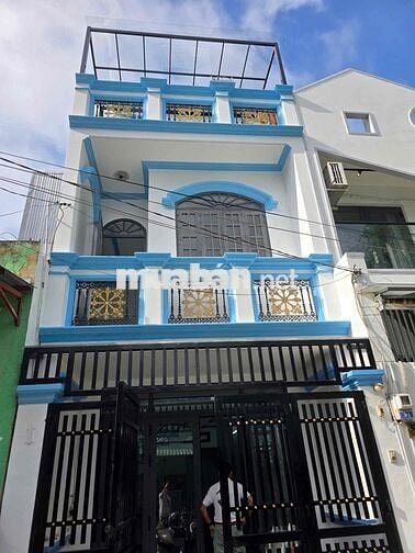nhà bán mới 100%, 48m2, 3tấm 4PN, 1sân thượng, hẻm 4,5m, giá 5,3tỷ TL