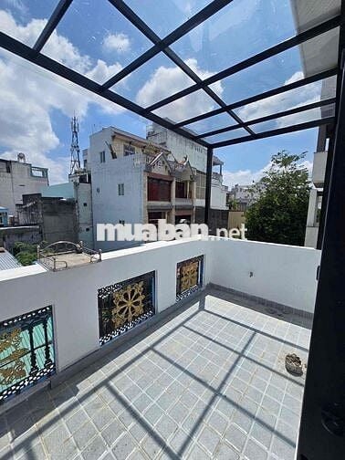 nhà bán mới 100%, 48m2, 3tấm 4PN, 1sân thượng, hẻm 4,5m, giá 5,3tỷ TL