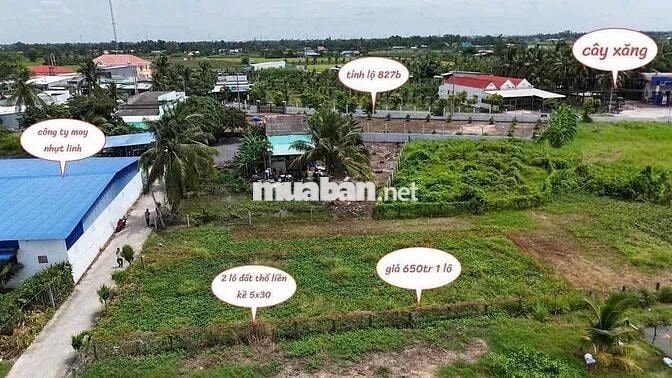 Bán đất thổ cư 5x30  lô đất đẹp nhất Phú Ngãi Trị  đối diện công ty