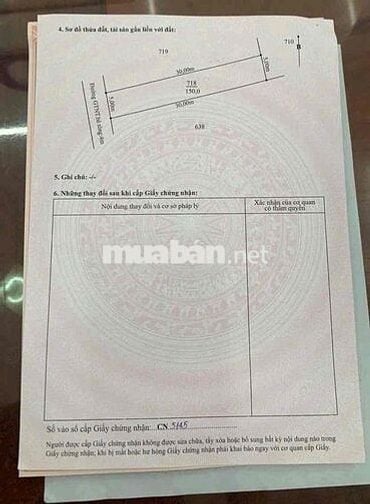 Bán đất thổ cư 5x30  lô đất đẹp nhất Phú Ngãi Trị  đối diện công ty