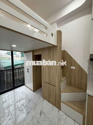 Bóc tem CCMN 25m2 Xịn sò. Full đồ có tủ lạnh, ban công ngõ Hoà Bình 7