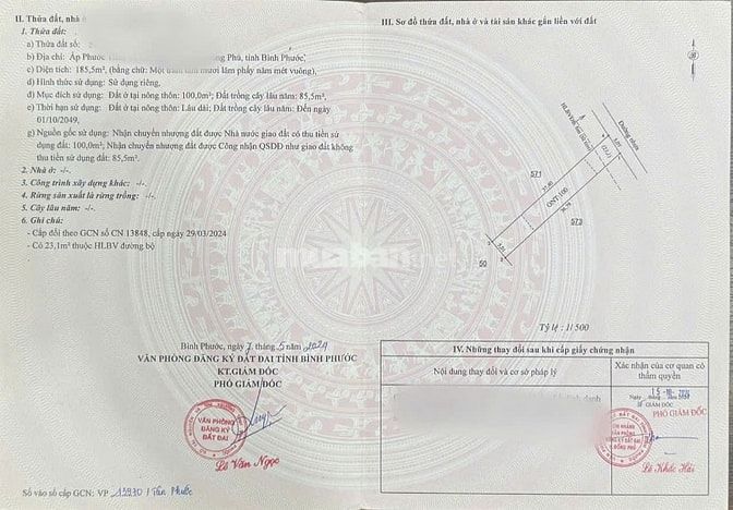 Cần bán gấp lô đất sổ sẵn ở Đồng Phú - Đồng Nai giá hạt dẻ