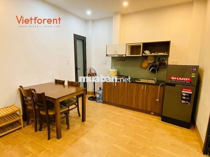 Cho thuê căn hộ 1 PN ở khu vực yên tĩnh gần biển Mỹ Khê
