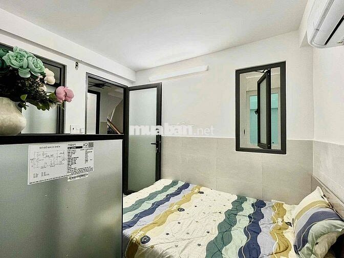 PHÒNG TRỌ THANG MÁY ĐẦY ĐỦ TIỆN NGHI TẠI NGUYỄN OANH