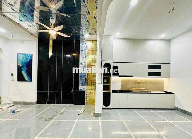 E Cần Bán Nhà  sổ Riêng thổ cư hoàn công ở ngay chợ Phú Thon Trảng Dài