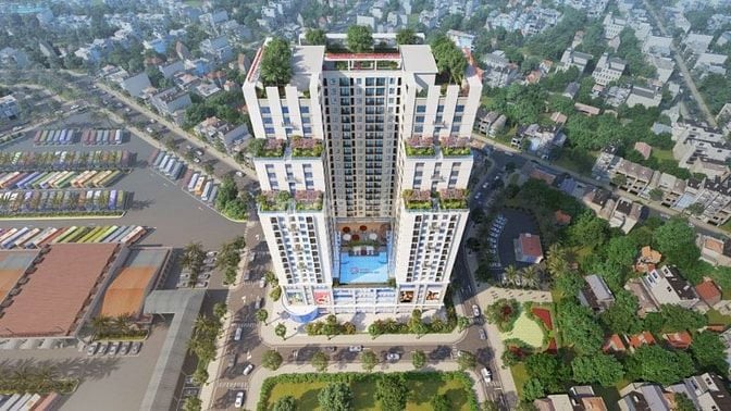 Bán chung cư Geleximco Southern Star - 2PN full nội thất. Giá 6.05 tỷ