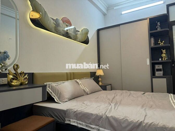 Nhà đẹp 30M x 5T Lê Đức – full nội thất, gần chợ, ô tô, KD – 6,1 tỷ