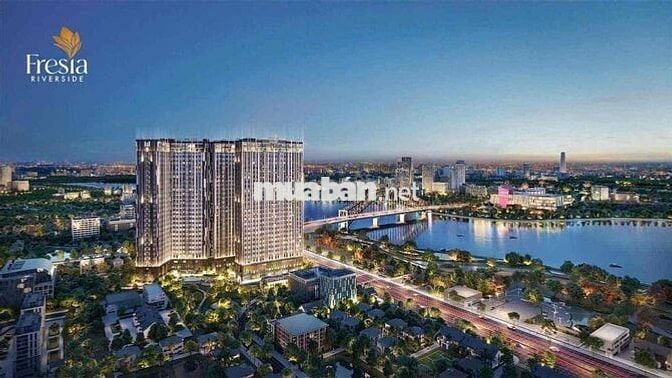 Căn hộ Fresia Riverside – Tháp River 3 “Hoa Hậu” Cặp Góc View Sông ĐN