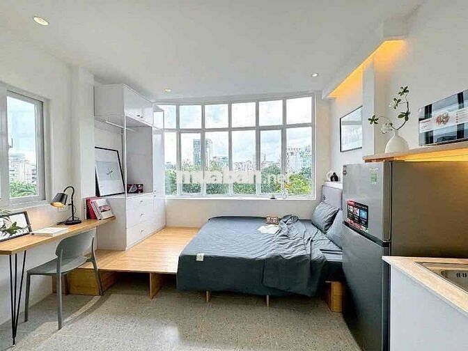 CHO THUÊ CĂN HỘ MINI CỬA SỔ TO NGAY HAI BÀ TRƯNG FULL NỘI THẤT GIÁ RẺ