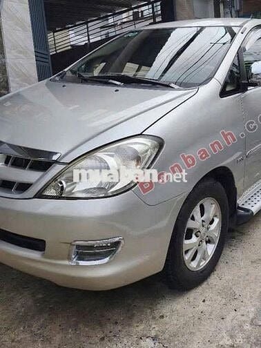 Toyota Innova G – Đời 2008-Số sàn | Màu ghi bạc