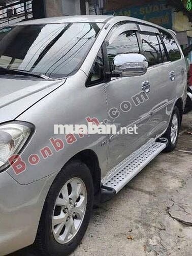 Toyota Innova G – Đời 2008-Số sàn | Màu ghi bạc