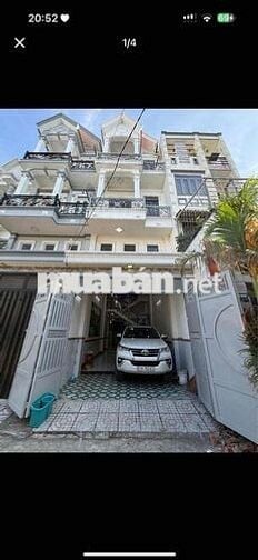 nhà hẻm ôtô rộng 4m x 17m đường Lâm Thị Hố, Tân Chánh Hiệp, Q12