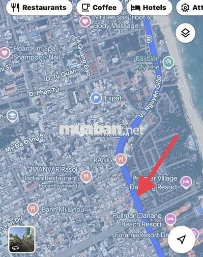 Cho thuê Mặt bằng 3 tầng, đường biển Võ Nguyên Giáp, Ngũ Hành Sơn