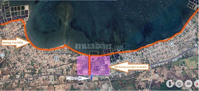 Chính chủ - Bán lỗ  mặt tiền 13m  QL1A - dt 300m² - cách biển chỉ 200m