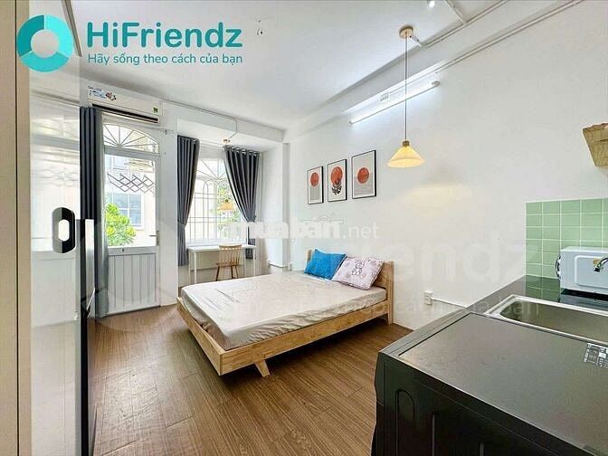 🍀Studio Ban Công/Cửa Sổ, máy giặt riêng, KHU AN NINH,ISB,UEH,CHỢ