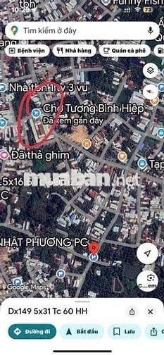 Đất tương Bình Hiệp gần chợ mới 5x30 tc 60 nhựa 7m thông