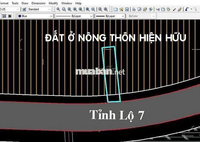 Đất mt Tỉnh Lộ 7 đường nhựa gần QL 22