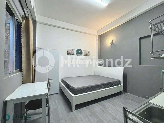 STUDIO CỬA SỔ FULL NỘI THẤT_CÁCH ĐH Y DƯỢC 300M ĐI BỘ_FREE XE_CỌC 1TH