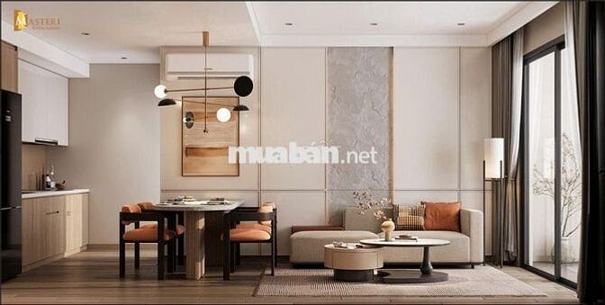 4,8 TỶ - CĂN 2PN MASTERI ĐÀ NẴNG – BÀN GIAO LUXURY , HỖ TRỢ VAY 70%