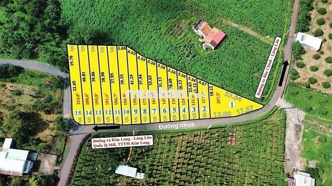 490tr/Lô Đất Nền Xã Kim Long TPHCM Mới