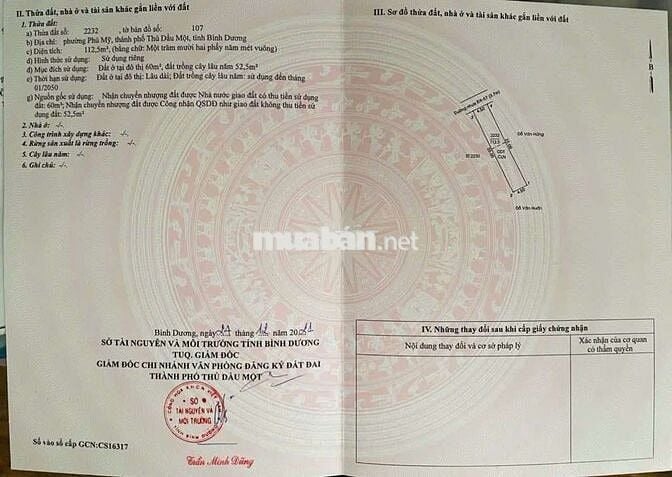 💥 Bán Đất Phú Mỹ, Thủ Dầu Một – Mặt Tiền ĐX057 – Giá 2 Tỷ 790tr