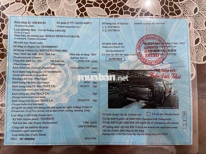 Nissan Navara 2016 EL 2.5AT bản cao cấp 1 cầu
