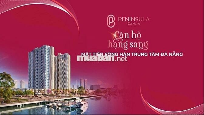 Lỗ vốn KD chủ cần bán căn hộ Peninsula góc 2pn rộng 77m2