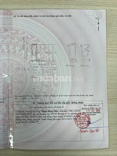 Bán nhà MT trệt 2 lầu đường số Lê Văn Lương, q.7