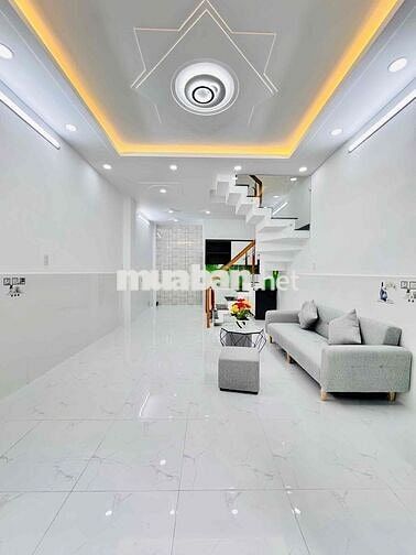 💥1/ Sát Mặt Tiền -- DT: 4x8 (32m2) - Nhà Đúc 2 Tầng - ngay Vườn Lài -