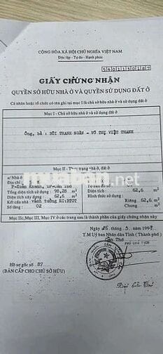 NHÀ MẶT TIỀN - ĐƯỜNG MẬU THÂN, TP CẦN THƠ