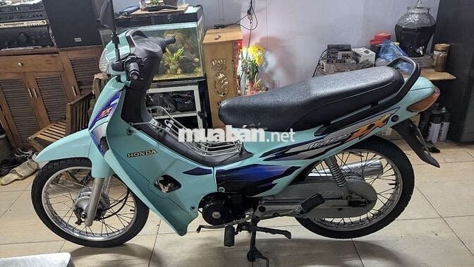 Xe wave 50 dalim hàn Quốc màu xanh