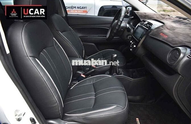 🚗MITSUBISHI ATTRAGE MT TRẮNG 2021 - 39.500km