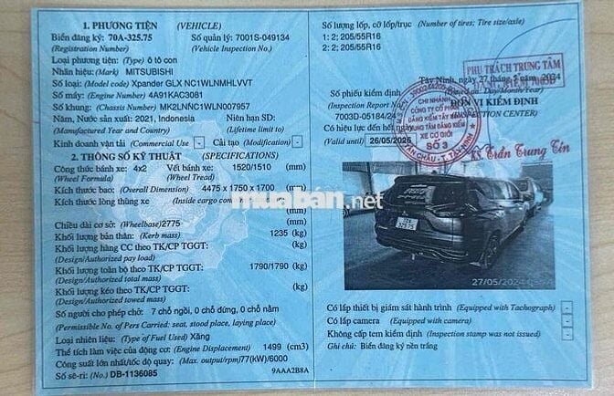 Mitsubishi Xpander 2021 MT xe gia đình nguyên zin