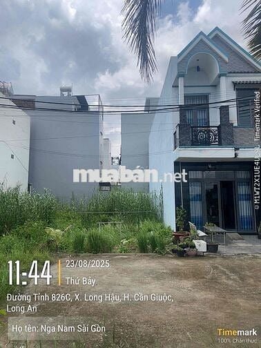chỉ 4.2 tỷ/90 m2. MT 826C thuộc KDC Hòng Hoa Long Hậu