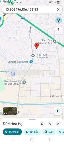 Bán đất Full thổ cư 10 x 29 (290m2) hẻm ôtô gần chợ Đồn Cây Dương